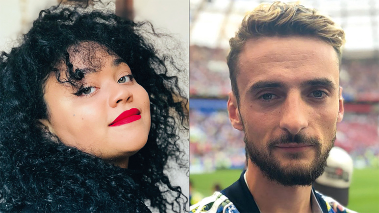 A gauche, Madison, la jeune Mentonnaise et finaliste de The voice kids saison 2015 et à droite, le vidéaste, footballeur Vincent alas Vinsky (c) ville de Menton A gauche, Madison, la jeune Mentonnaise et finaliste de The voice kids saison 2015 et à droite, le vidéaste, footballeur Vincent alas Vinsky (c) ville de Menton