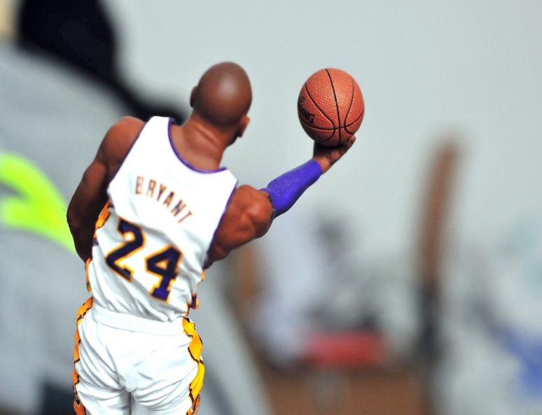 Kobe Bryant avec les Lakers © tookapik, Pixabay
