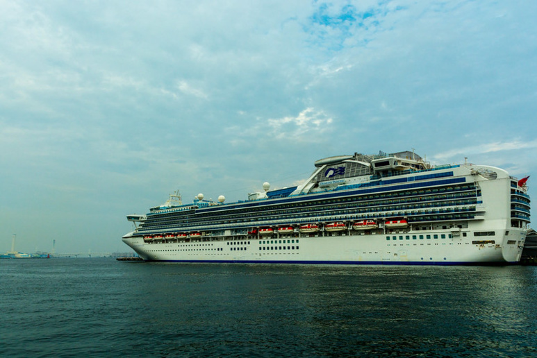 Environ 3700 personnes sont toujours bloquées à bord du Diamond Princess non loin du port de Yokohama. ©Flickr