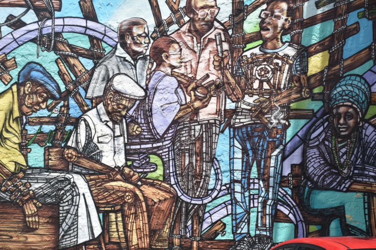 Fresque murale dans Miami.Photo©Audrey Gleonec Fresque murale dans Miami.Photo©Audrey Gleonec