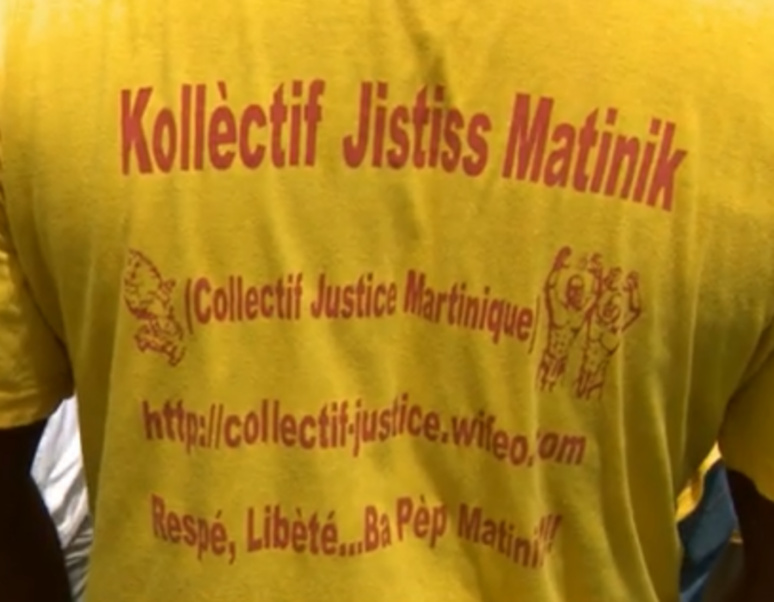 L’association "Kollèctif Jistiss Matinik" exige le respect de ses droits fondamentaux. capture d'écran Facebook. L’association "Kollèctif Jistiss Matinik" exige le respect de ses droits fondamentaux. capture d'écran Facebook.
