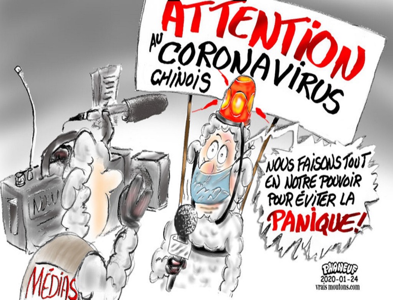 Coronavirus : quand des médias entrent en 