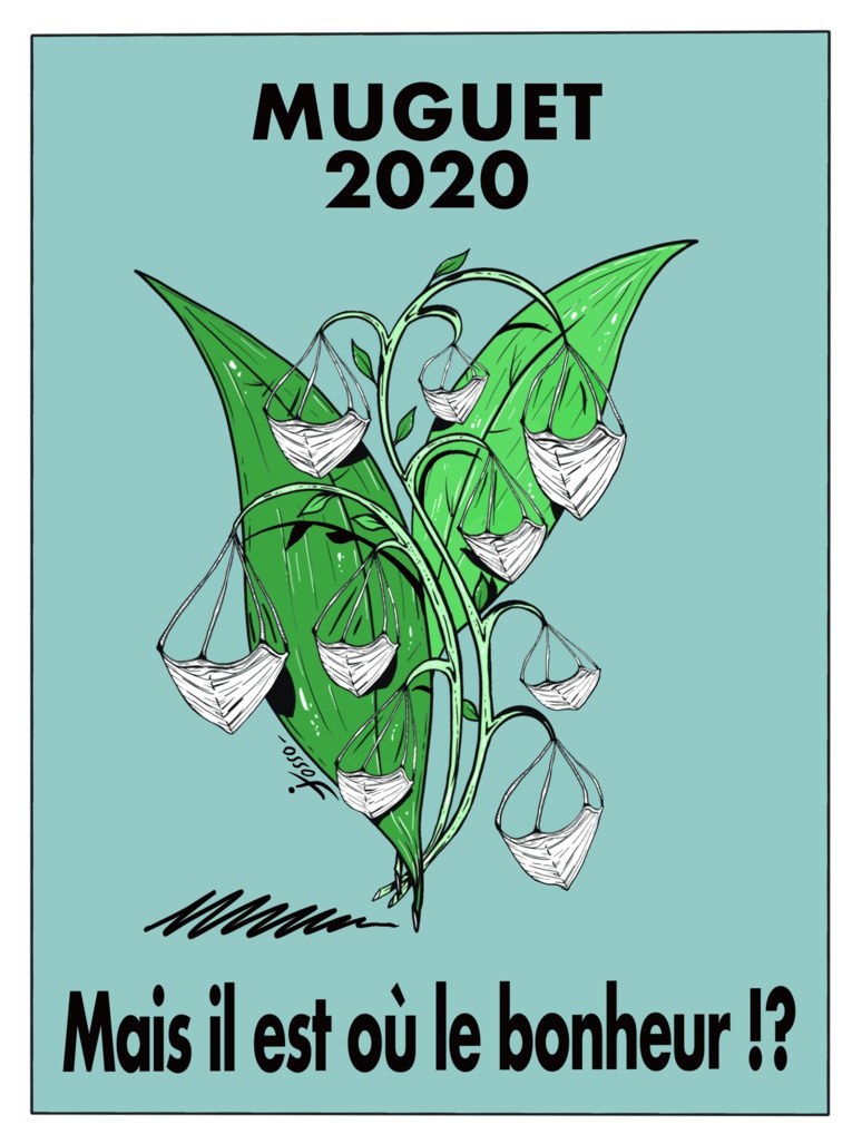 Le muguet symbole de la fête du travail. Crédit photo: Josso J. Le muguet symbole de la fête du travail. Crédit photo: Josso J.