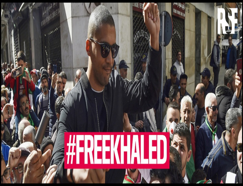 L’ONG Reporters sans frontières dénonce l’incarcération par le régime algérien du journaliste indépendant Khaled Drareni. (c) RSF