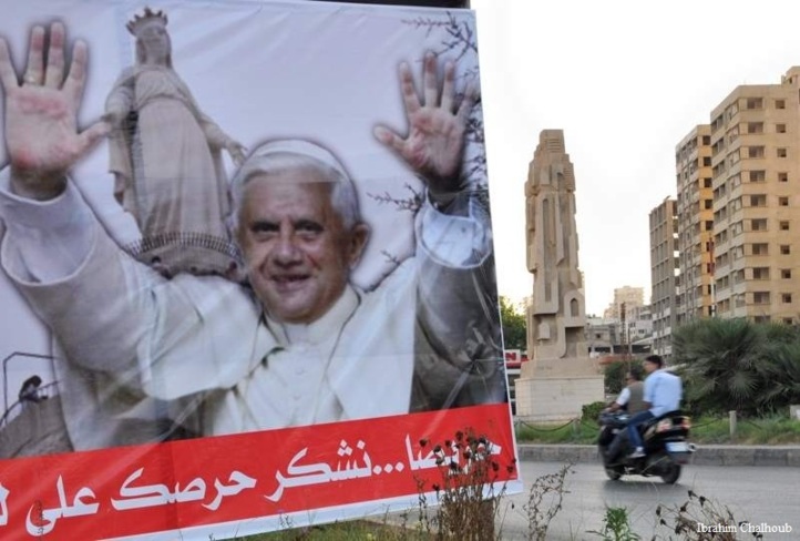 L’IMAGE DU JOUR – Le Pape au Liban