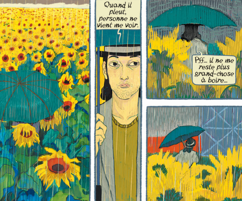 Eustis sous sa forme humaine, dans son lieu d'habitation./© Le Dieu Vagabond, Fabrizio Dori Eustis sous sa forme humaine, dans son lieu d'habitation./© Le Dieu Vagabond, Fabrizio Dori