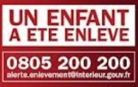 Alerte enlèvement d'un nourrisson