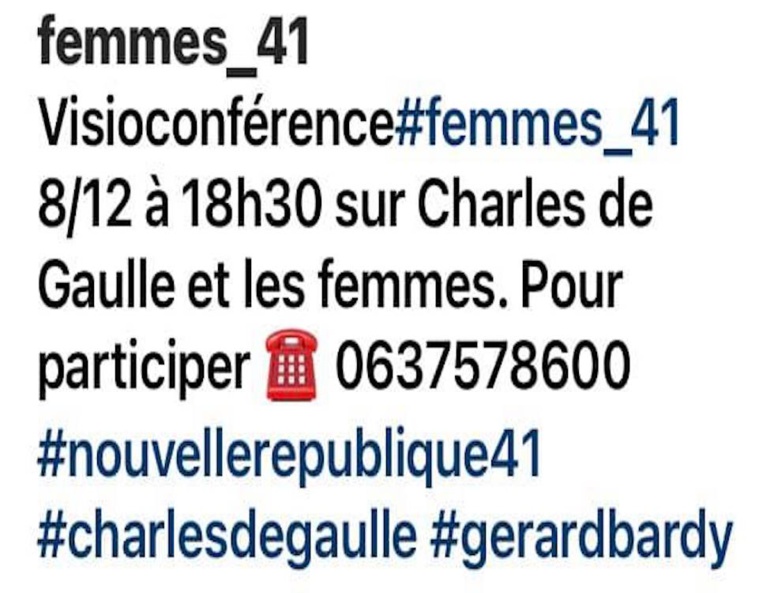 Comment contacter les organisateurs de la visioconférence (C) www.femmes41.com Comment contacter les organisateurs de la visioconférence (C) www.femmes41.com