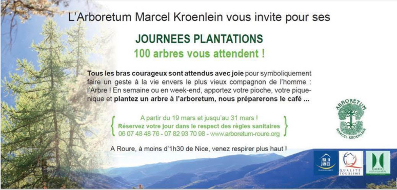 Tous à l’Arboretum de Roure! Tous à l’Arboretum de Roure!