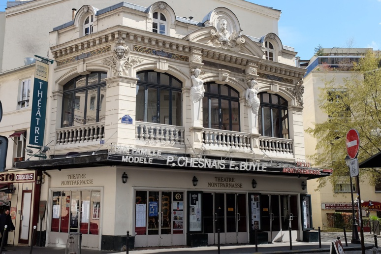 Le Théâtre Montparnasse de Paris (XIVe arrondissement) (c) Papagon (via wikipedia commons) Le Théâtre Montparnasse de Paris (XIVe arrondissement) (c) Papagon (via wikipedia commons)