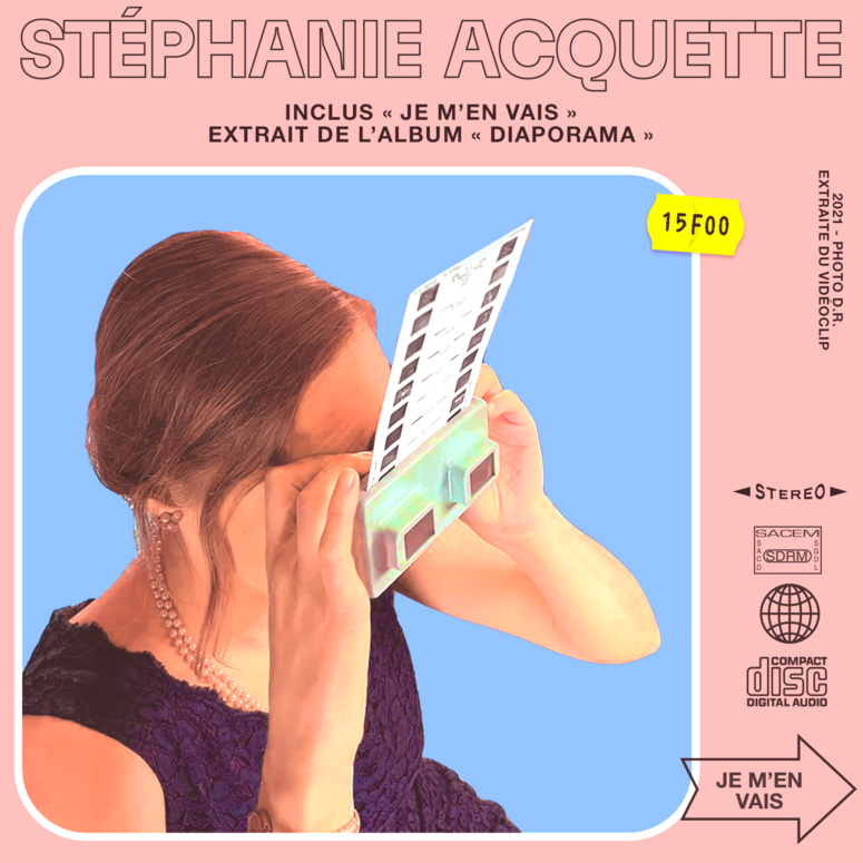Pochette du nouvel album "Diaporama" de Stéphanie Acquette
