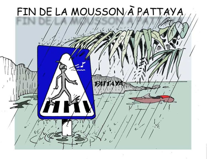 DESSIN DE PRESSE: Mousson ravageuse en Asie du Sud-Est