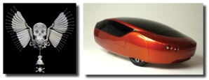 Création Anatomica di Revolutis de Joshua Harker. Première voiture imprimée en 3D, Urbee Car. Photo (c) KOR EcoLogic