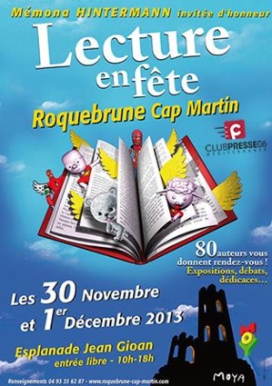 Lecture à l'honneur à Roquebrune Lecture à l'honneur à Roquebrune
