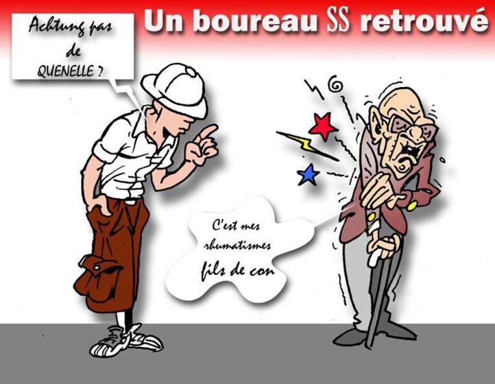 DESSIN DE PRESSE: Un ancien SS d'Oradour inculpé