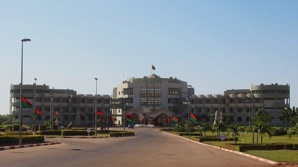 Le Palais Kosyam, le palais de la Présidence du Faso, Ouagadougou, Burkina Faso. Cette photo a été prise sous l'autorisation de la direction de la communication et des relations publiques de la commune de Ouagadougou. (c) Sputniktilt