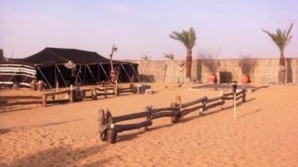 Tente bédouine dans le désert de Dubaï. Photo: KPM