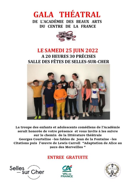 Théâtre : l’Académie des beaux-arts du Centre de la France de retour sur scène