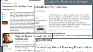 Captures d'écran d'articles web anglo-saxons et allemand