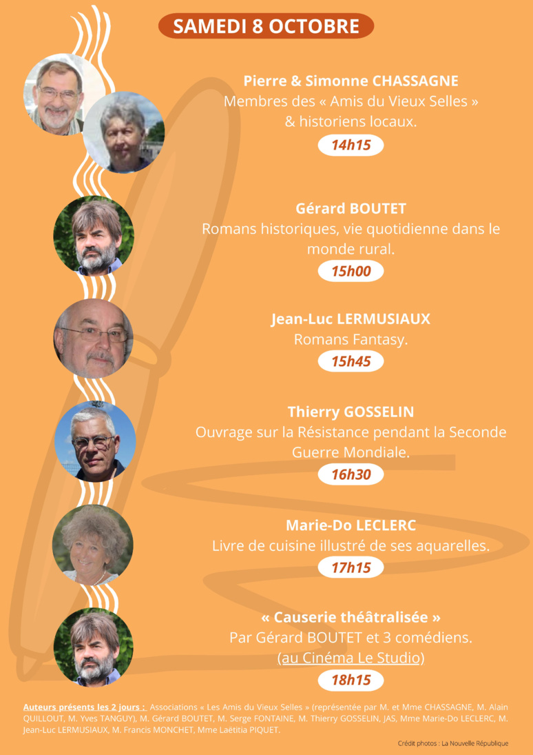 Premier Salon du livre à Selles-sur-Cher Premier Salon du livre à Selles-sur-Cher