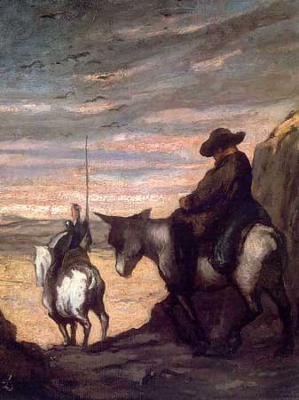 Don Quichotte de Daumier (c) DR