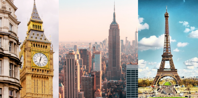 Paris, classée 3ème meilleure ville derrière Londres et New-York 