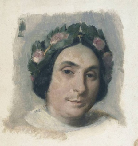 Louise Bertin par V. Mottez vers 1840