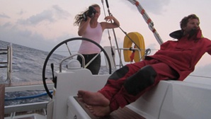 La traversée de l'Atlantique en bateau stop. Photo (c) Florence Renault La traversée de l'Atlantique en bateau stop. Photo (c) Florence Renault