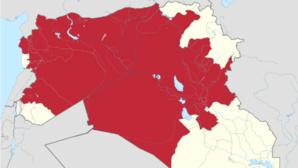 Revendications territoriales de l'EI. (c) Adrien Coffinet Revendications territoriales de l'EI. (c) Adrien Coffinet