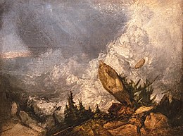 Avalanche dans les Grisons (c) Turner