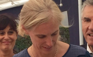 Arrivée de Ségolène Neuville à la maison Arc en Ciel. Photo (c) CDo Arrivée de Ségolène Neuville à la maison Arc en Ciel. Photo (c) CDo