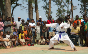 Démonstration de judo lors de la 3e édition des Jeux de l'Amitié. Photo (c) DR
