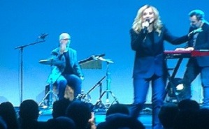 Lara Fabian a assuré le show. Photo © LLF Lara Fabian a assuré le show. Photo © LLF