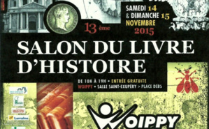Extrait de l'affiche de la 13e édition du Salon du livre d'histoire. Photo (c) Ville de Woippy Extrait de l'affiche de la 13e édition du Salon du livre d'histoire. Photo (c) Ville de Woippy