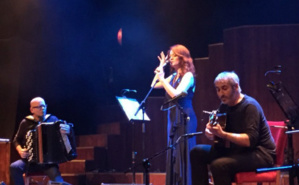 Dorsaf Hamdani sur la scène du Music Hall à Beyrouth. Photo (c) Rima Ayoub