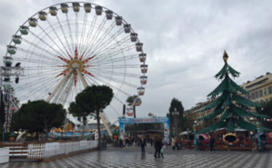 Entrée du village de Noël de Nice. Photo (c) Rima Ayoub Entrée du village de Noël de Nice. Photo (c) Rima Ayoub