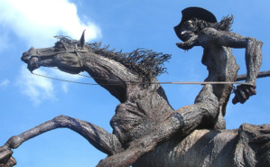 Statut de Don Quichotte, symbole du rire dans la littérature. Photo (c) Gabriel M. Bulla