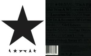 Couverture de l'album (c) Barnbrook. Cliquez ici pour commander "Blackstar" Couverture de l'album (c) Barnbrook. Cliquez ici pour commander "Blackstar"