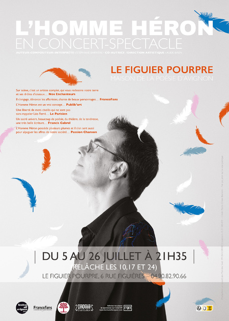 L'Homme Héron en découverte musicale au Festival Off d'Avignon L'Homme Héron en découverte musicale au Festival Off d'Avignon