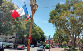 Buenos Aires se prépare à la venue de François Hollande. Photo (c) Marie-Rachel Aparis Buenos Aires se prépare à la venue de François Hollande. Photo (c) Marie-Rachel Aparis