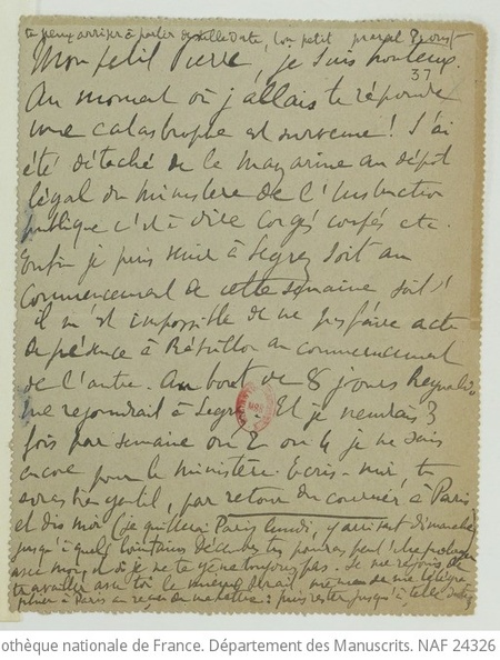 Lettres de Proust (c) DR