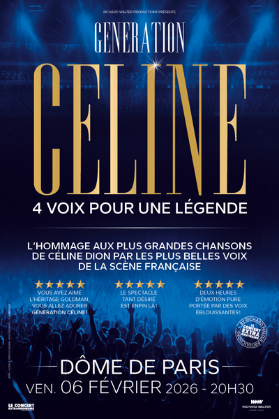 Génération Céline célèbre la musique de Céline Dion en tournée française 2026