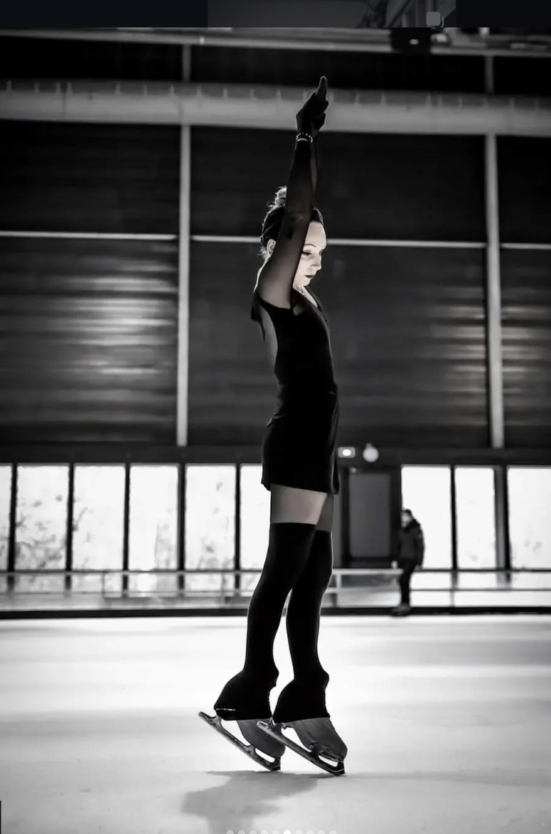 Ice Skating taught me that doing your passion as a living doesn’t happen by accident. It’s about showing up every day, staying focused, and putting in the work. (c) Gaelle Robert