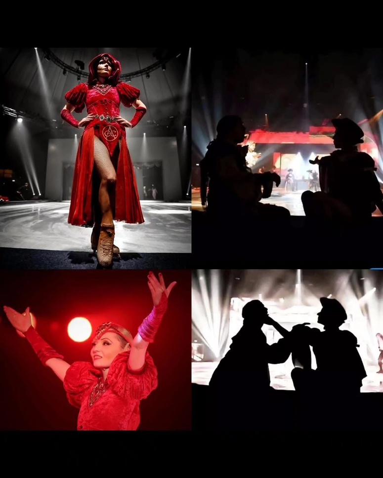 "Performing brought joy, the applause of the audience, the thrill of performing in incredible venues, and the camaraderie of working with a cast of talented skaters and performers from around the world." @sarahaerial.ice (c) Gaelle Robert