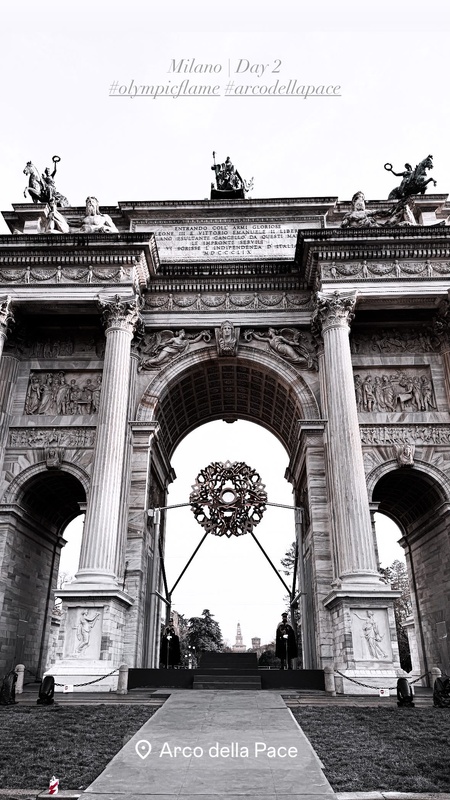 Olympic Flame In Milano. (c) Sarah B