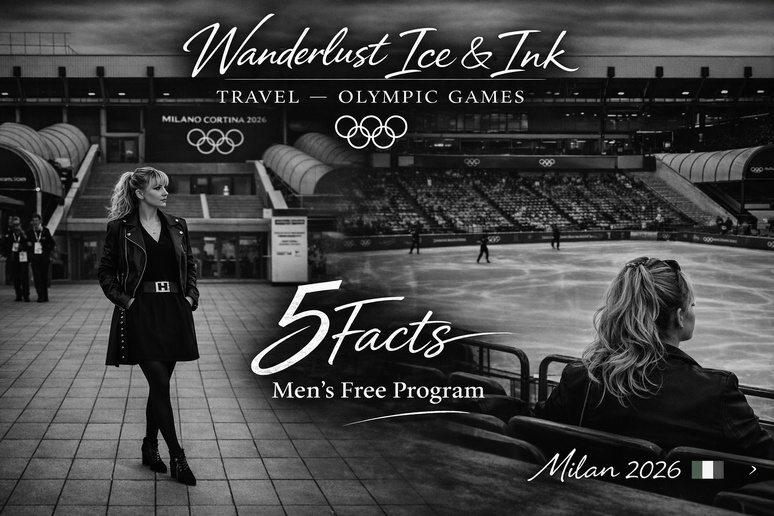 Wanderlust Ice & Ink — Travel: Living the Olympic Experience in Milan, Five Facts from the Men’s Short Program. (c) Sarah B