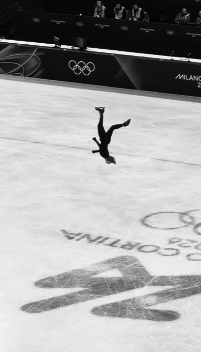 Fact 3 —  Plot Twist That Made It Olympic. Ilia Malinin In Backflip.(c) Sarah B.