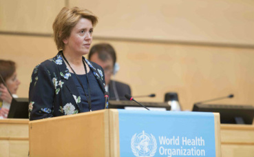 S.E. Mme Carole Lanteri à Genève. Photo (c) Chris Black / WHO