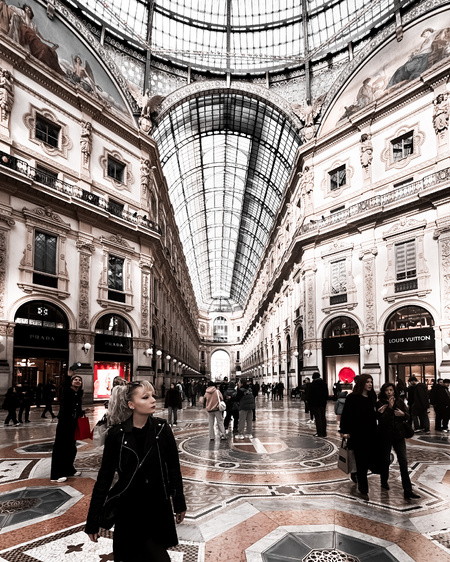 5 — Galleria Vittorio Emanuele II: Milan’s Elegant Living Room. (c) Sarah B