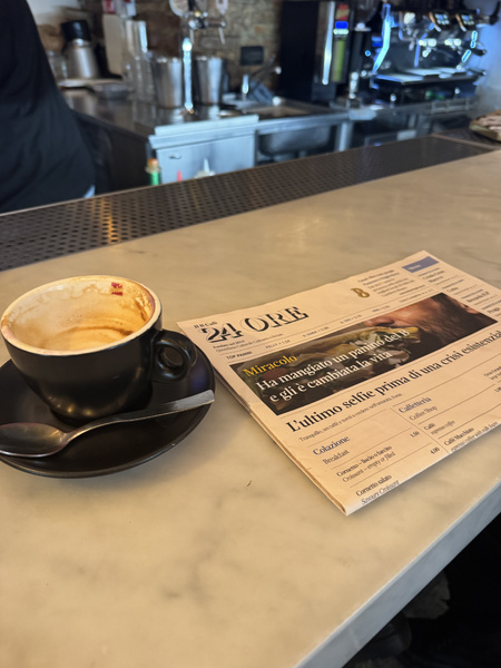 Fact 4 — B Café Translates Milan’s Fast-Paced Lifestyle Into a Structured and Creative Food Format. (c) Sarah B. Fact 4 — B Café Translates Milan’s Fast-Paced Lifestyle Into a Structured and Creative Food Format. (c) Sarah B.